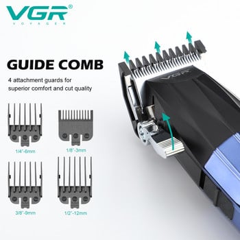 VGR Hair Clipper Professional Hair Trimmer Electric Hair cutting Machineless επαναφορτιζόμενες φορητές κουρευτικές μηχανές για άνδρες V-691