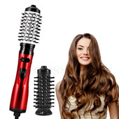 UKLISS Hajszárító kefe 2 az 1-ben Forrólevegős Spin Brush Curling Kiegyenesítő Styling Automatikusan Forgó Ionos Kerek Hajszárító Volumnövelő
