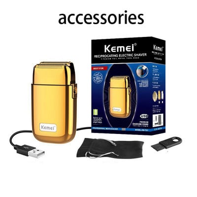 Kemei Professional Barber Shop Kit de tuns tuns 0 mm Trimmer Electric Shaver Finish Machine Set fără fir/cu cablu Li-on Clip