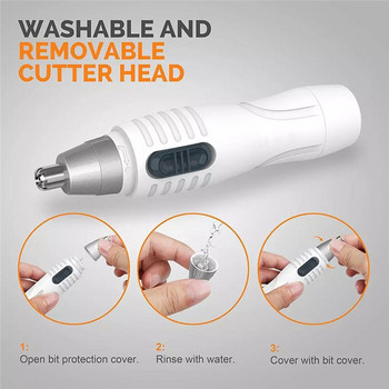 Ear Nose Hair Clipper Επαγγελματικό ανώδυνο κουρευτικό φρυδιών και προσώπου για άνδρες Γυναικείο ξυραφάκι αποτρίχωσης