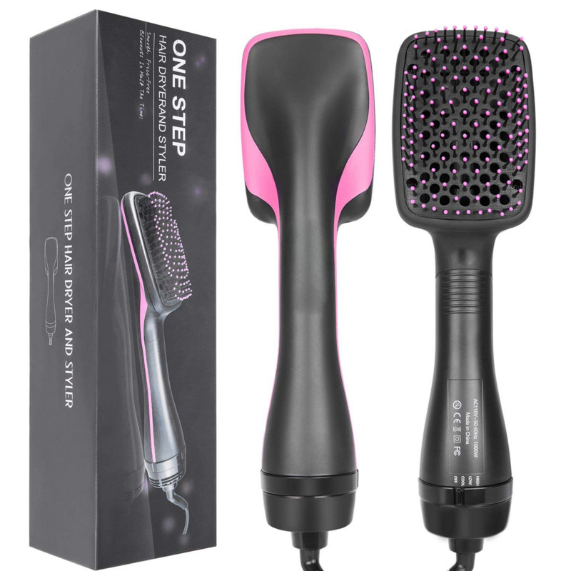 One Step Hajszárító és Volumerítő Hajszárító Szalon Hot Air Paddle Styling Brush Negative Ion Generator Hajvasaló otthon