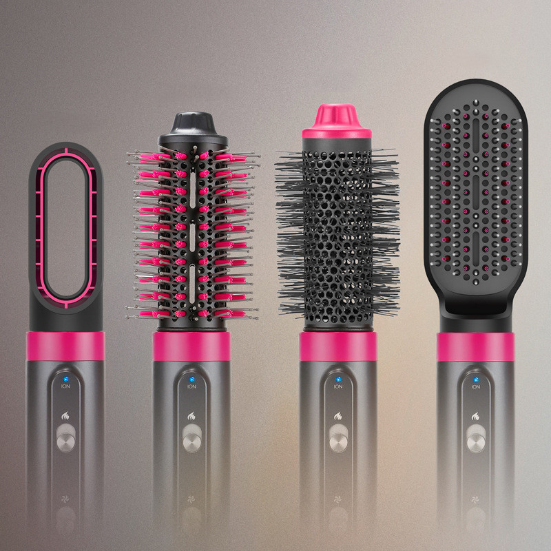 Πιστολάκι μαλλιών Professional Salon 4 σε 1 Hair One Step Dryer Brush Βούρτσα ισιώματος μαλλιών Ion HairDryer Electric Hair Blower Brush