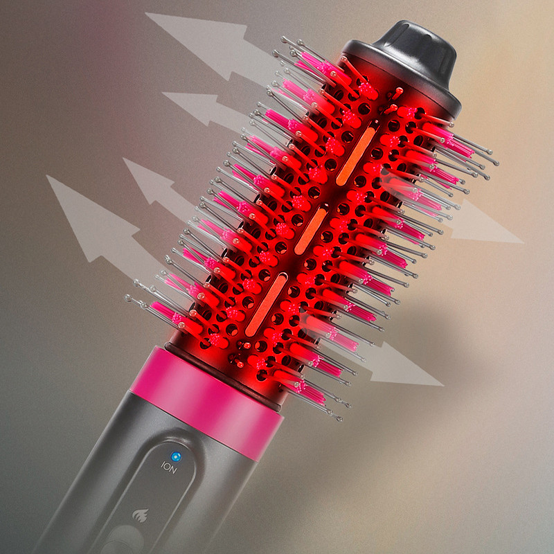Πιστολάκι μαλλιών Professional Salon 4 σε 1 Hair One Step Dryer Brush Βούρτσα ισιώματος μαλλιών Ion HairDryer Electric Hair Blower Brush