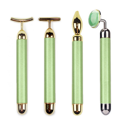 Ултразвуков 24K Beauty Bar Face Lift Massager Face Skin SPA Massager Stick Skin Tightening Slimming Wrinkle Removal Facial Tools
