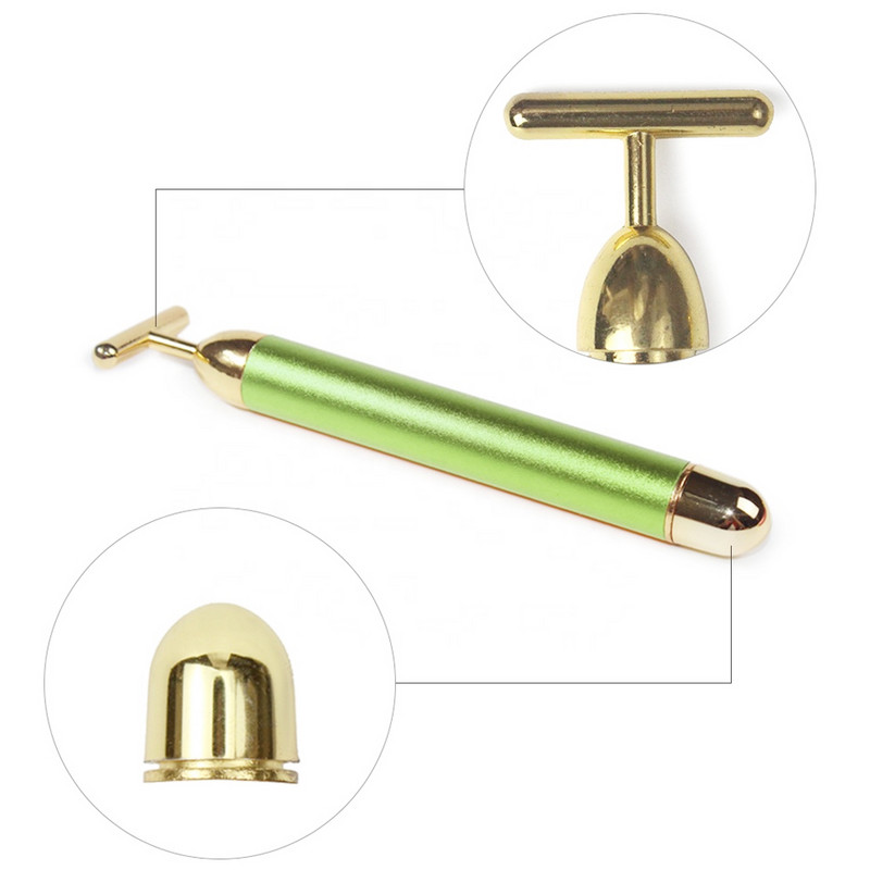 Ultrahangos 24K Beauty Bar Face Lift Masszírozó Arcbőr SPA Massager Stick bőrfeszesítő karcsúsító ránctalanító arcápoló eszközök