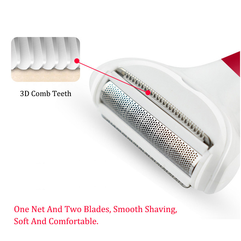 5 u 1 Ženski aparat za brijanje Bezbolno uklanjanje dlačica Epilator Stroj za brijanje Lice Brada Obrve Trimer za nos Tijelo Bikini Električni brijač