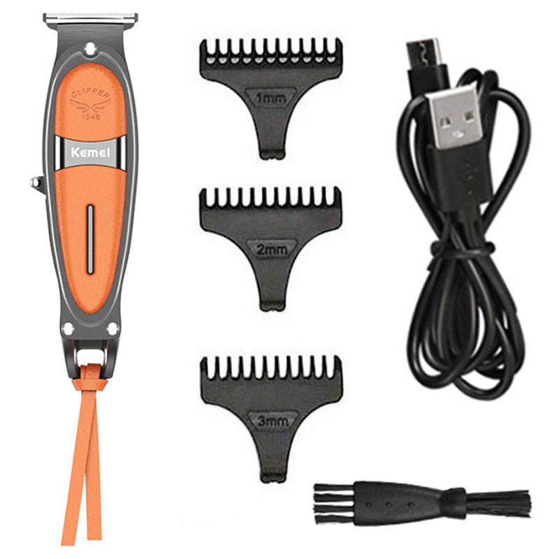 Γνήσιο Kemei Powerful Barber Hair Trimmer For Men Electric Body Beard Trimmer Επαναφορτιζόμενη μηχανή κοπής Clipper
