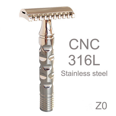 Brici de siguranță cu două tăișuri din oțel inoxidabil Dscosmetic Z0 316L