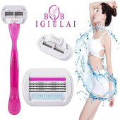 Lame de ras pentru femei Lama pentru îndepărtarea părului de siguranță aparate de ras Lady Cap de înlocuire compatibil Gillettee Venuse