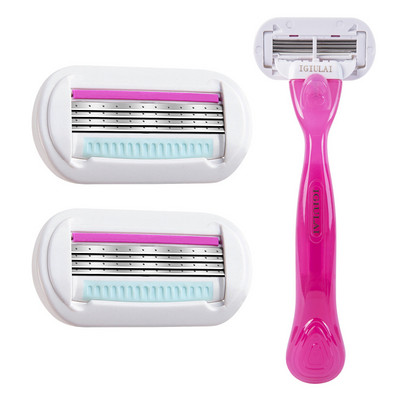 Lame de ras pentru femei Lama pentru îndepărtarea părului de siguranță aparate de ras Lady Cap de înlocuire compatibil Gillettee Venuse