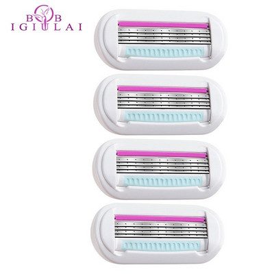 Lame de ras pentru femei Lama pentru îndepărtarea părului de siguranță aparate de ras Lady Cap de înlocuire compatibil Gillettee Venuse