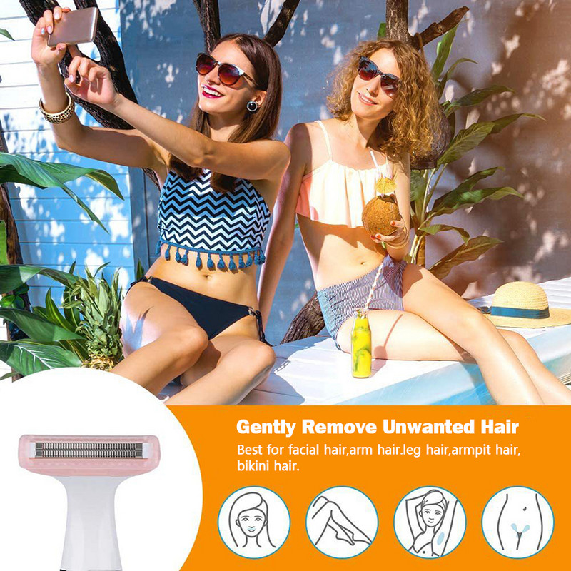Безболезнено обезкосмяване Електрическа самобръсначка Wet Dry Use Private Hair Shaving Bikini Trimmer Дамска самобръсначка за срамни косми Епилатор за тяло
