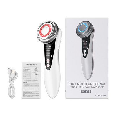 Beauty Devices Συσκευές ανόρθωσης προσώπου RF Microcurrent Skin Rejuvenation Facial Massager Light Therapy Αντιγήρανση ρυτίδων Περιποίηση του δέρματος