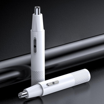 Електрическа машинка за подстригване на носа с USB кабел за зареждане, 360-градусова кръгла режеща глава, добре подстригана, водоустойчива машинка за подстригване на косми в носа