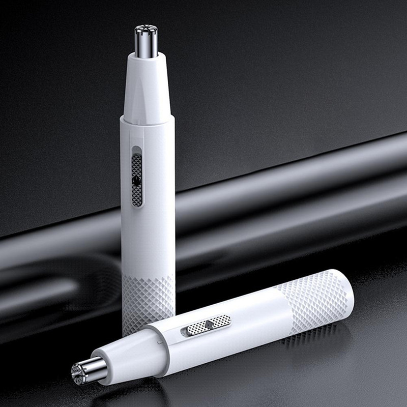 Elektromos orr-hajvágó USB töltőkábellel 360 fokos kerek vágófej, szépen nyírt vízálló orr-szőrvágó