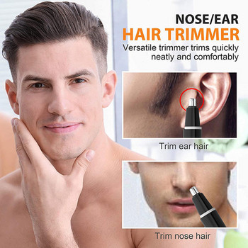 Електрически тример за косми в носа USB акумулаторен нос Vibrissa Razor Hair Eyebrow Trimmer Shaver Man Trimer Razor Removal Hair Kit