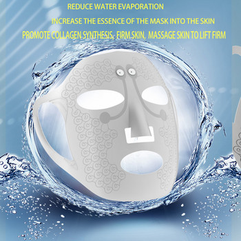 EMS Electric Pulse Face Mask Cream Absorption Massager Anti Wrinkle Skin Lifting Firming Care Facial Beauty Device Machine