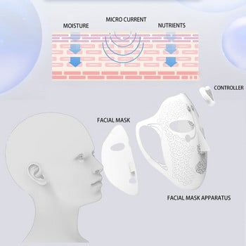 EMS Electric Pulse Face Mask Cream Absorption Massager Anti Wrinkle Skin Lifting Firming Care Facial Beauty Device Machine