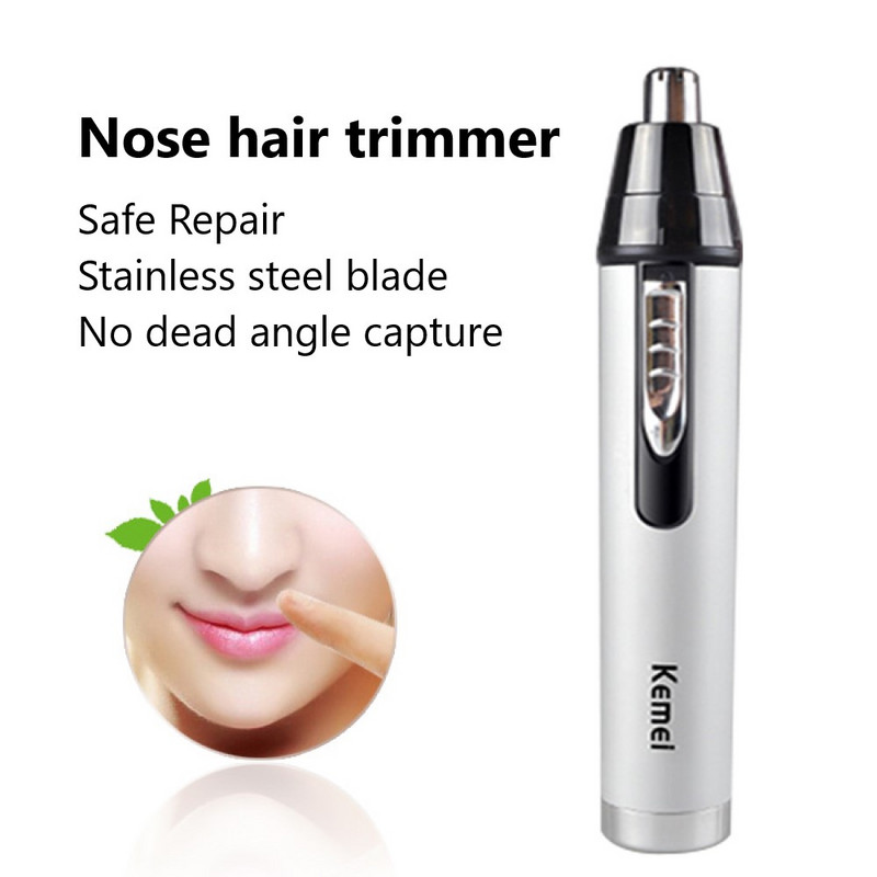 Trimmer de păr reîncărcabil 4 în 1 Origina pentru nas, urechi, pentru bărbați, kit de îngrijire, aparat de tuns barbă electric pentru sprâncene, micro aparat de tuns nas și urechi