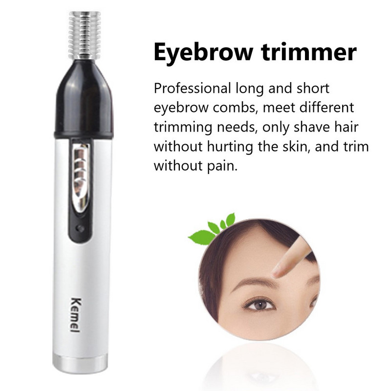 Trimmer de păr reîncărcabil 4 în 1 Origina pentru nas, urechi, pentru bărbați, kit de îngrijire, aparat de tuns barbă electric pentru sprâncene, micro aparat de tuns nas și urechi