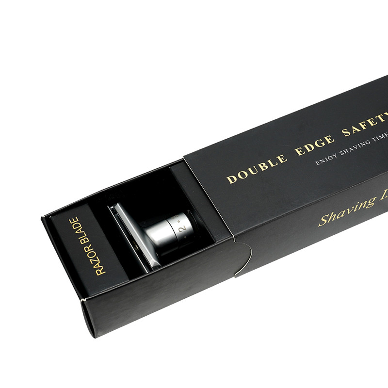 Állítható Double Edge Classic biztonsági borotva férfi borotvaborotva 5 db titán bevonatú pengékkel borotva borotva