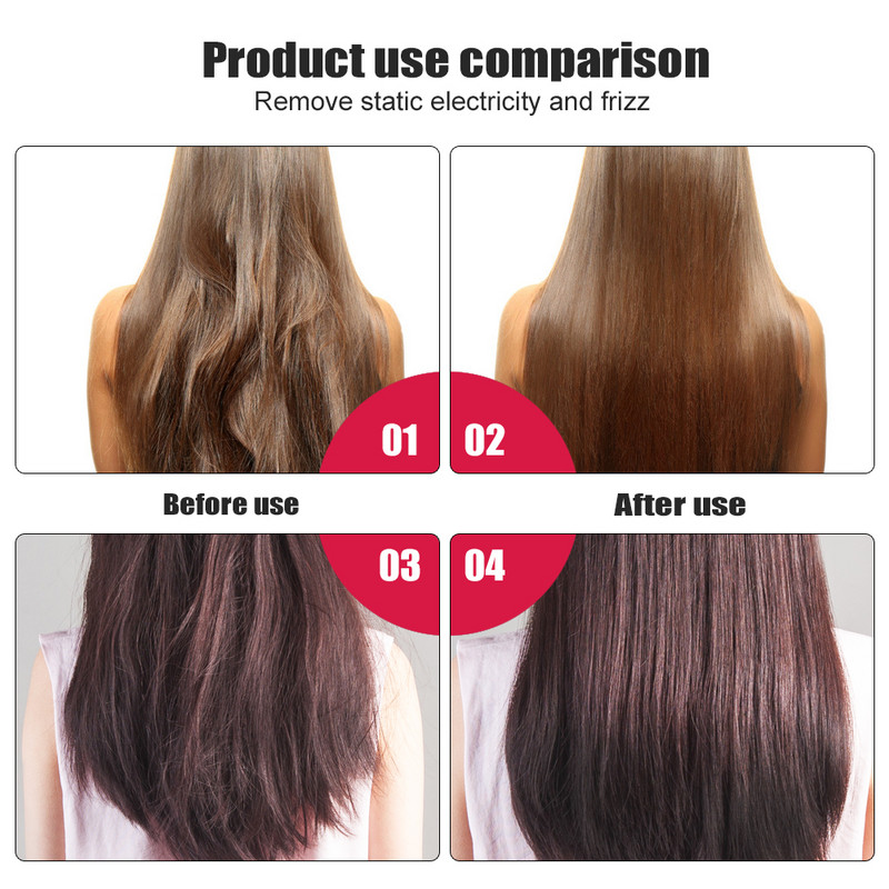 Βούρτσα ζεστού αέρα Styler and Volumizer Hair Straightener Roller Comb Roller One Step Electric Ion Blow Dryer Brush Hair Styler