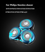 Norelco penge Cserélje ki a fejet Philips Norelco borotvához S7000 SH70 SH70/52 S7010 S7310 S7370 S7350 S7780 S7720 S7780 rq12