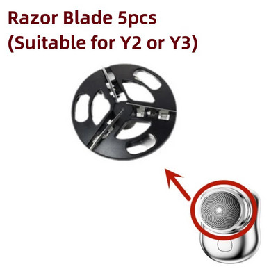 Mini kaasaskantav elektriline raseerija habemelõikur, kahepealine meeste habemeajam IPX7 veekindel, taskuga raseerija