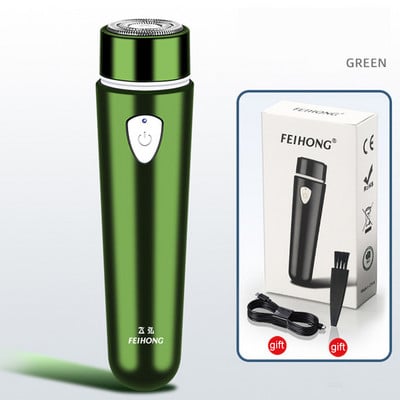 Aparat de bărbierit electric pentru bărbați, aparat de bărbierit pentru barbă, aparat de ras pentru îndepărtarea părului, aparat de îndepărtare a părului facial, mini portabil, reîncărcabil pentru călătorii