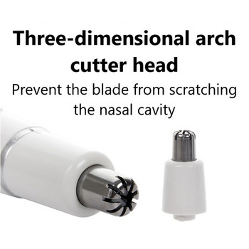 4 в 1 глава Машинка за подстригване на батерии Тример за коса в носа за жени Мъже Косми в ушите Вежди Брада Нос Епилация