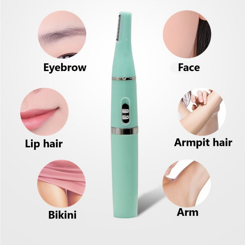 4 az 1-ben fej akkumulátorral működő hajvágó orr hajvágó női férfiaknak Férfi fülszőr Szemöldök szakáll orr szőrtelenítés