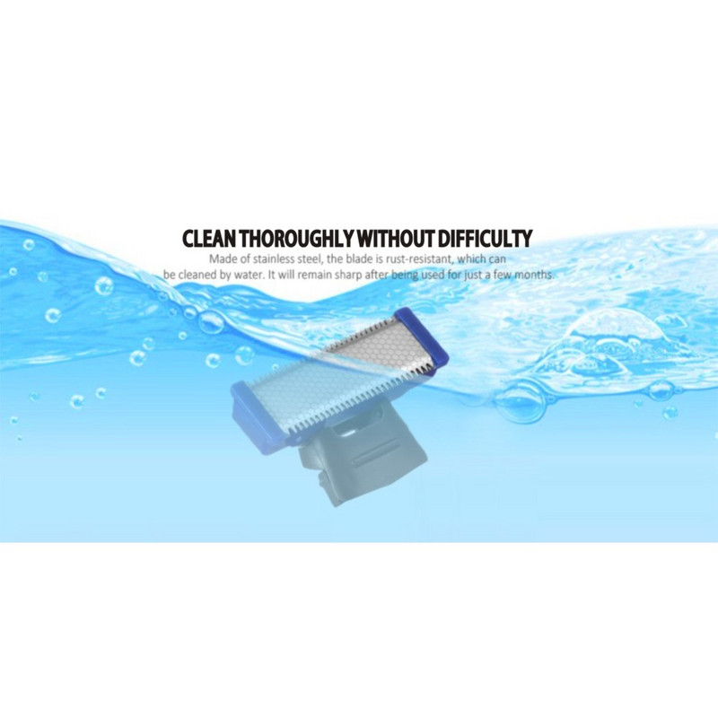 (2 - 6 KOM.) Zamjenska glava za muške brijaće aparate Čišćenje Solo trimera Mikrododirne glave za brijanje od nehrđajućeg čelika Oštrice