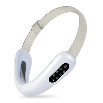 Smakro V formos pakėlimo diržo aparatas Raudonas mėlynas LED fotonų terapijos veido liekninamasis vibracinis masažuoklis Veido pakėlimo prietaisas V Veido priežiūra