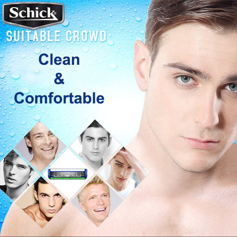 Schick Protector 3d Diamond Razor 1 aparat de ras + 1 lama Siguranta aparat de ras manual barbati par barba ras In stoc
