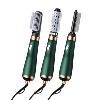 New Electric Rotating Hair Brush 3 In 1 Hair Dryer Brush One Step Hair Blower Brush Professional Hair Straightener Hair Curler