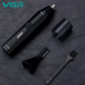 VGR Professional Nose Hair Trimmer Mini Hair Trimmer Electric Nose Trimmer 2 in 1 Clipper Portable Rechargeable Waterproof V-613