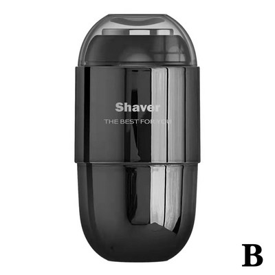 Mini muški električni brijač Sigurnosni brijač Trimer za bradu Uklanjanje dlačica s lica USB punjivi aparat za brijanje Uklanjanje dlačica s lica