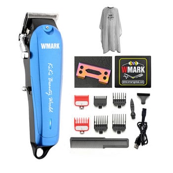 WMARK NG-103Plus NG-103B Professional Cordless Hair Clippers Hair Cutter Μηχάνημα κοπής Hair Trimmer 6500 rpm