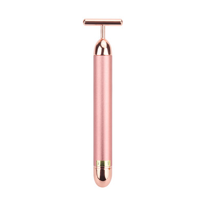 24k Gold Face Lift Bar Roller 4 színek T alakú vibráló eszköz Vibrációs karcsúsító masszírozó arcápoló bot Arc szépség bőrápolás