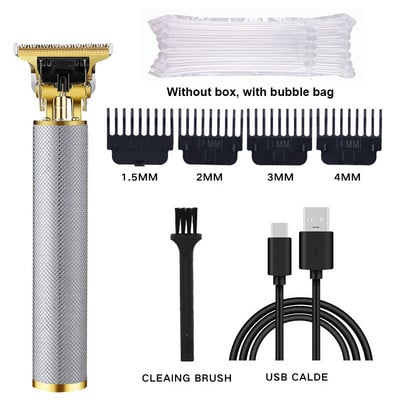 Νέα T9 Professional Hair Clipper Ανδρικά Cordless Vintage engrave Οθόνη LCD κουρευτική μηχανή Hair cutting Machine Barber for Man Adult