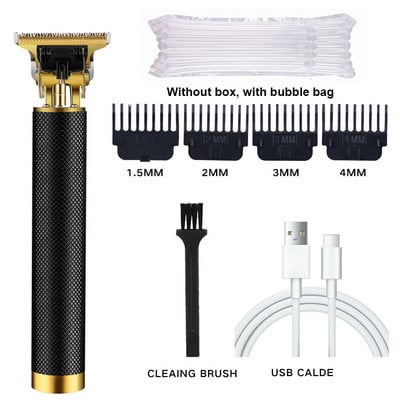 Νέα T9 Professional Hair Clipper Ανδρικά Cordless Vintage engrave Οθόνη LCD κουρευτική μηχανή Hair cutting Machine Barber for Man Adult