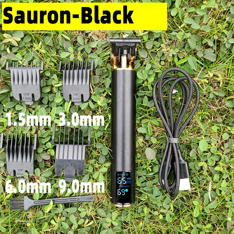 2023 Novi LCD punjivi aparat za šišanje Električni trimer za kosu Bežični aparat za brijanje Trimer 0 mm Muški brijački stroj za šišanje za muškarce