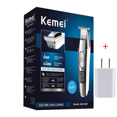 Kemei Km5027 Hair Clipper Professional Beard Trimmer Barber Hairdresser ανδρική ξυριστική μηχανή κούρεμα Ασύρματο μηχάνημα κοπής μαλλιών