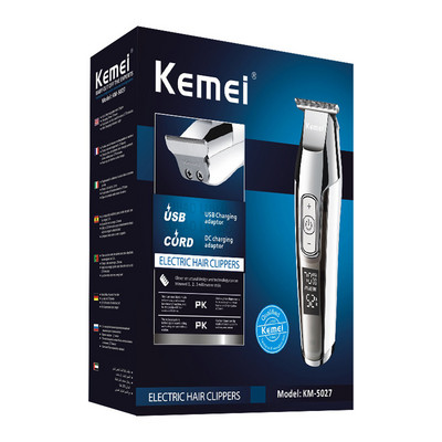 Kemei Km5027 Hair Clipper Professional Beard Trimmer Barber Hairdresser ανδρική ξυριστική μηχανή κούρεμα Ασύρματο μηχάνημα κοπής μαλλιών