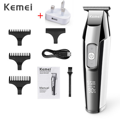 Kemei Km5027 Hair Clipper Professional Beard Trimmer Barber Hairdresser ανδρική ξυριστική μηχανή κούρεμα Ασύρματο μηχάνημα κοπής μαλλιών