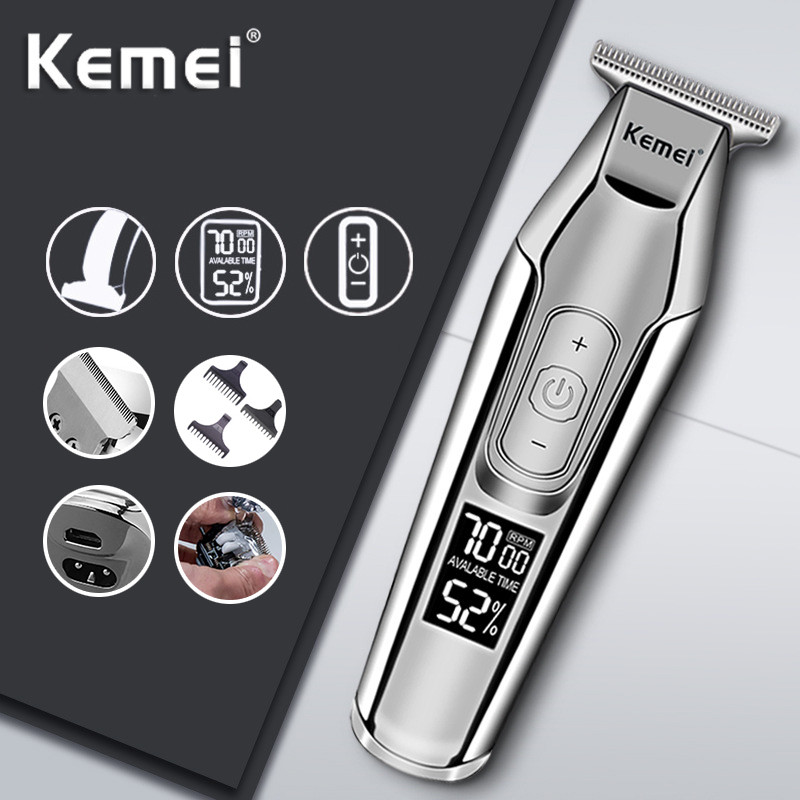 Kemei Km5027 Hair Clipper Professional Beard Trimmer Barber Hairdresser ανδρική ξυριστική μηχανή κούρεμα Ασύρματο μηχάνημα κοπής μαλλιών
