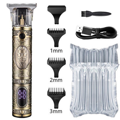 Kemei-700B Elektromos Pro Li Clippers Fodrász 0mm Hajvágó Professzionális Hajvágó Borotva Faragó Haj szakáll Gép Styling Tool