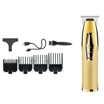 Kemei KM-5093 Hair Clipper Professional Finish Μηχάνημα κοπής Hair Beard Trimmer 0mm Skin Cut Electric Cutter Επαναφορτιζόμενο