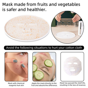 Mini Fruit Mask Machine DIY Fruit Vegetable Face Maker Maker Facial Care Beauty Machine Κιτ μάσκας φυσικής παρασκευής κρέμας κολλαγόνου