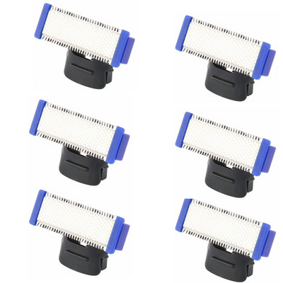 (2-6 DB) Cserefej férfi borotvafej Elektromos borotva Solo Trimmer Mikrovágó Cserefej rozsdamentes acél borotválkozás